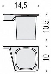 Стакан Colombo Design Alize B2502 DX