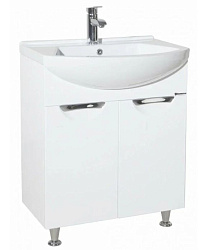 Альфа-55 тумба прямая белая