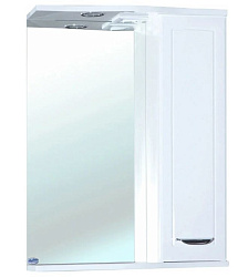 Классик-65 зеркало-шкаф белое прав. (свет.)