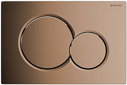 Смывная клавиша Geberit Sigma01 для двойного смыва, Гальванизированная латунь 115.770.DT.5