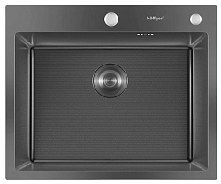 Мойка для кухни Hoffger 6844T Black (Чёрная)