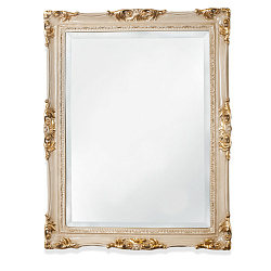 TW Зеркало в раме 72х92см, цвет рамы слоновая кость/золото (на складе 1шт с дефектом!)1887