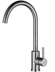 Смеситель для кухни Hoffger 385 Satin (Сталь сатин)