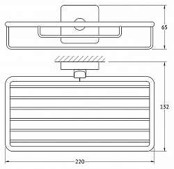 Полка Ellux Avantgarde AVA 013 22 см