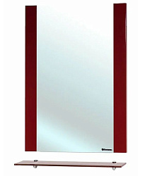 Рокко-50 зеркало с полкой красное