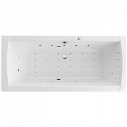 Акриловая ванна EXCELLENT Aquaria Lux 180x80 см «NANO», хром