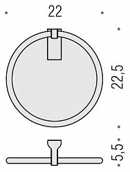 Полотенцедержатель Colombo Design Luna В0111.000