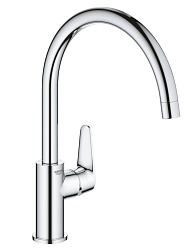 BauCurve Смеситель для кухни, высокий излив, хром 31231001