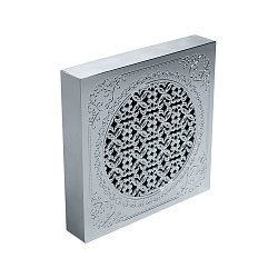 VENTILATORO Вентилятор д/ванной комнаты D120 mm, с декоративной решеткой 180x180 mm, хром