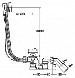 Слив-перелив Viega Simplex 595678