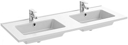Керамическая раковина столешница с двумя чашами, 120 см EXVA112-00