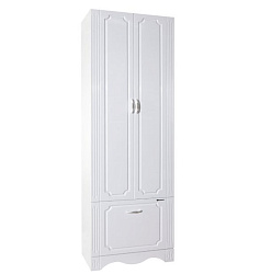 Кантри-60 пенал с 1 ящ. белый