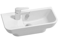 Рукомойник Struktura 50x 25,5 с отв.для смесителя,сл.пер.,белый EGJ112-00