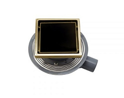 Confluo Standard 15Х15 Black Glass 1 Gold