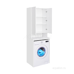 Шкафчик Aquaton Лондри белый, для стиральной машины 1A260503LH010