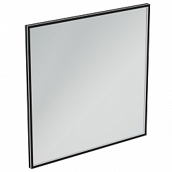 Квадратное зеркало в черной раме 120 см с подсветкой Ideal Standard CONCA T3968BH