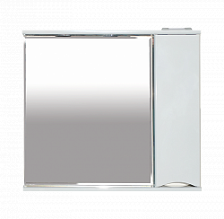 Misty Элвис - 85 Зеркало-шкаф прав. (свет) белая эмаль