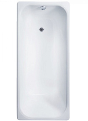Чугунная ванна Delice Aurora 170x75 см с отверстиями под ручки