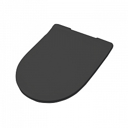 Artceram FILE 2.0 Сиденье для унитаза, супер тонкое, быстросьемное с микролифтом , цвет черный матовый