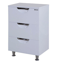 Лагуна-60 тумба напольная с 3 ящ. белая