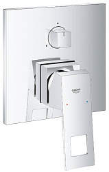 Eurocube Внешняя часть смесителя для ванны с переключателем на 3 положения, хром 24094000