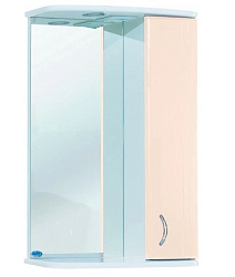 Астра-50 зеркало-шкаф бежевое прав.(свет.) Н