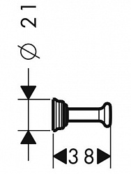 Крючок Axor Montreux 42137000