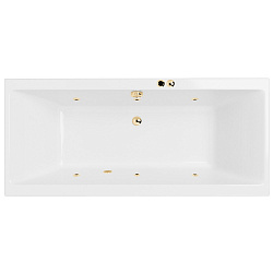 Ванна EXCELLENT Pryzmat 160x75 "SOFT" (золото)