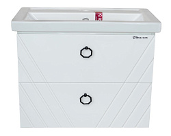 Альба-70 тумба подвесная с 2 ящ., белый