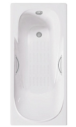 Ванна чугунная Delice Maestro 200х85 с отверстиями под ручки и антискользящим покрытием DLR230646R-AS