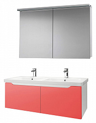 Мебель для ванной Dreja Color 125 2 ящика оранжевый глянец