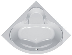 Гидромассажная асимметричная акриловая ванна Kolpa San QUAT LULU 170x100 см D QUAT OPTIMA