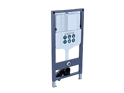 Инсталляция для подвесного унитаза  INSP-0000002 Aquatek  Pneumo N49 , 1130*505*100 мм , пневматическое управление, + звукоизоляционная прокладка