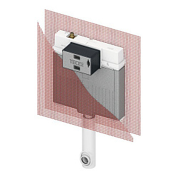 TECEbox  Застенный смывной бачок Octa II,  глубина 8см, объем 7 л,2172