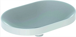Geberit VariForm Раковина встраиваемая в столешницу эллиптической формы, 60х40 см, без отв. под смеситель, без отв. перелива 500.730.01.2