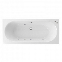 Акриловая ванна EXCELLENT Oceana Slim 180x80 см «SOFT», хром