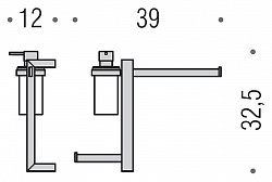 Стойка Colombo Design Units B9124.D.CR-VAN