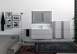 Шкаф-пенал Berloni Bagno Form FO CB01 DX 100 белый глянцевый