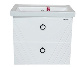 Альба-60 тумба подвесная с 2 ящ., белый