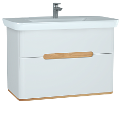 Тумба с раковиной Vitra Sento 100