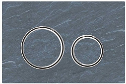Смывная клавиша Geberit Sigma21, двойной смыв плитка Mustang, глянцевый хром 115.884.JM.1