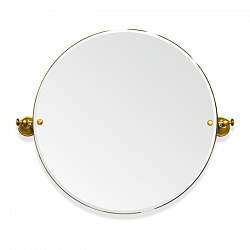 TW Harmony 023, вращающееся зеркало круглое 69х60см, цвет держателя: золото