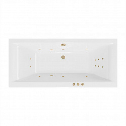 Акриловая ванна EXCELLENT Savia Duo 170x80 см «SMART», золото