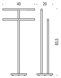 Полотенцедержатель Colombo Design Plus W4938