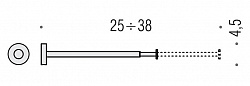 Полотенцедержатель Colombo Design Plus W4915