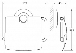 Держатель туалетной бумаги FBS Standard STA 055