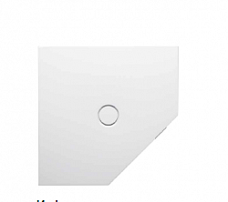 BETTE Floor Caro Душевой поддон пятиугольник  100х100 см, D=90 мм, с шумоизоляцией,цвет белый