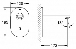 Кран Grohe Euroeco Cosmopolitan E 36273000