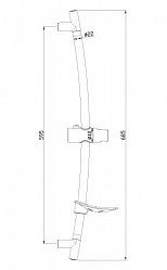 Душевая штанга Lemark LM8064C